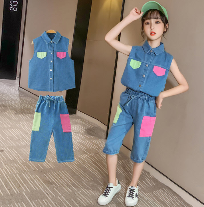 dr4684 เสื้อ+กางเกง เด็กโต 3 ตัวต่อแพ็ค 110-160 (เลือกไซส์ได้ให้ครบแพ็ค)