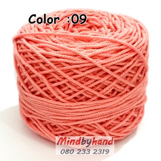 เชือกฟอก เกรด A สี 09 สีส้มโอโรส