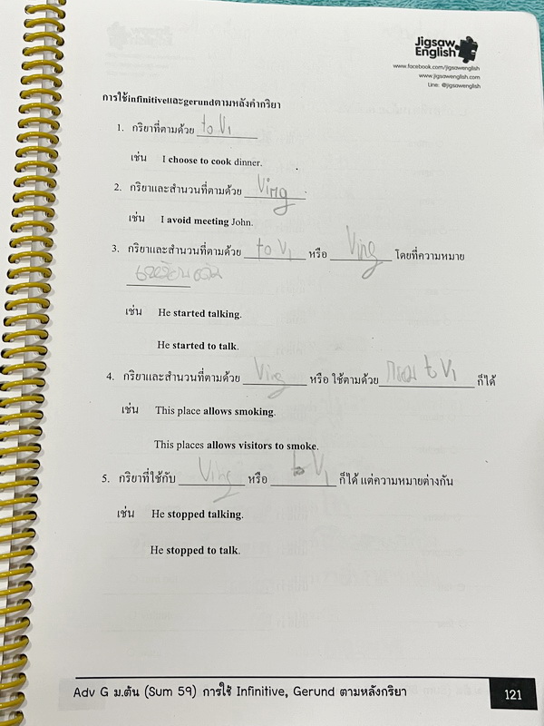►Jigsaw◄ หนังสือกวดวิชาครูจิ๊กซอว์ Advanced Grammar + Advanced Vocab ม.ต้น เจาะลึกหลักไวยากรณ์แกรมม่า และ Vocab ม.ต้น ทั้งหมด เนื้อหาครอบคลุมตั้งแต่ระดับชั้น ม.1-2-3 เนื้อหายากลึกถึงสอบเข้า ม.4 โรงเรียนดัง จดครบเกือบทั้งเล่ม จดละเอียด มีจดเทคนิคลัดการดูหล