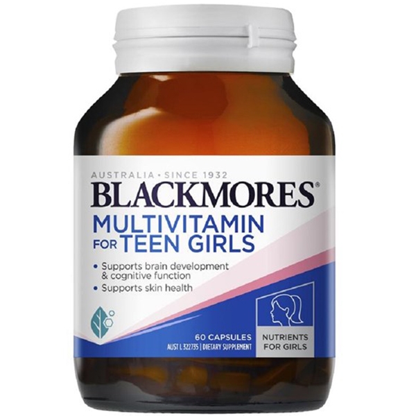 พร้อมส่ง วิตามรวมเด็กวัยรุ่นหญิง Blackmores Teen Multi + Brain Nutrients For Girls