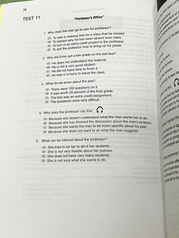 ►Fast English◄ หนังสือกวดวิชา Fast English เล่ม TOEFL : Listening มี Test ทั้งหมด 36 ชุด ไม่มีเฉลย ในหนังสือมีเขียนเล็กน้อย หนังสือเล่มหนาใหญ่