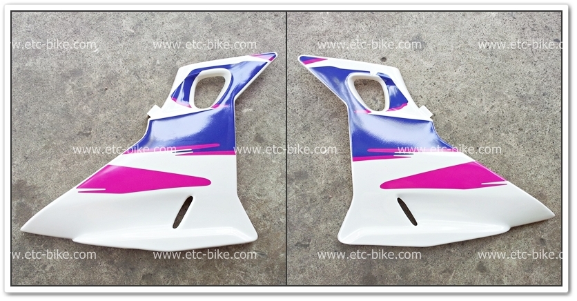 ฝากระเป๋า ซ้าย-ขวา SERPICO-SS สีขาว/แดง แท้ศูนย์