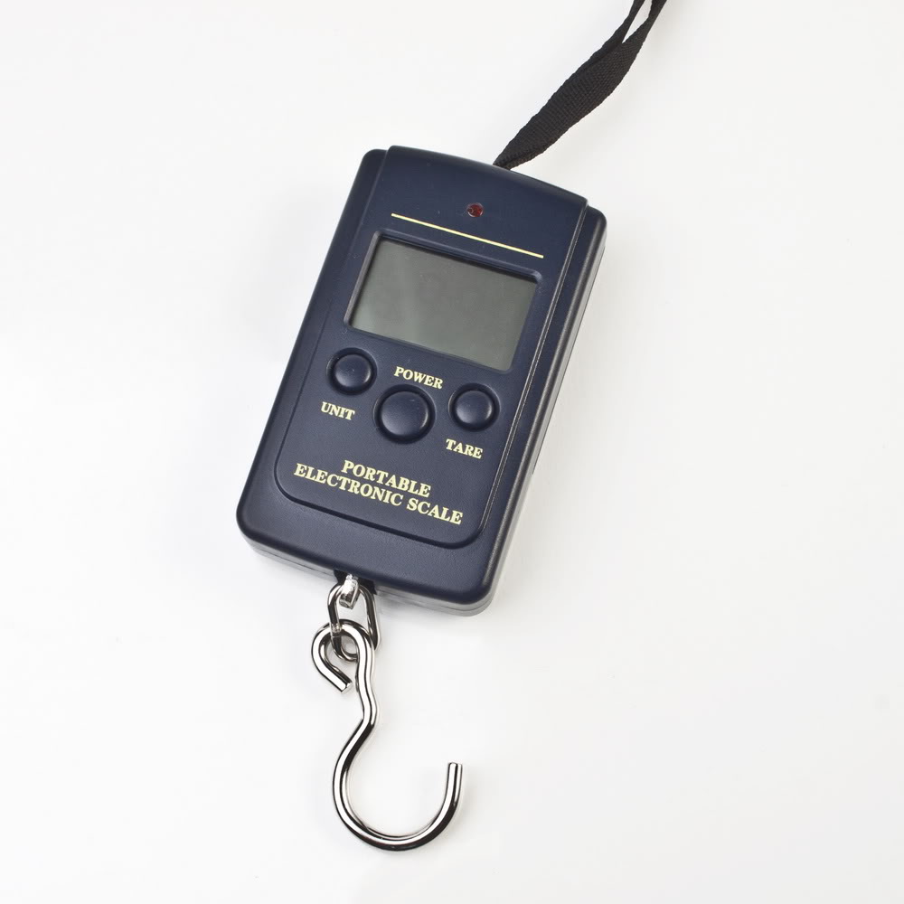 เครื่องชั่งแขวนอิเล็กทรอนิกส์ขนาดพกพา 40kg/10g