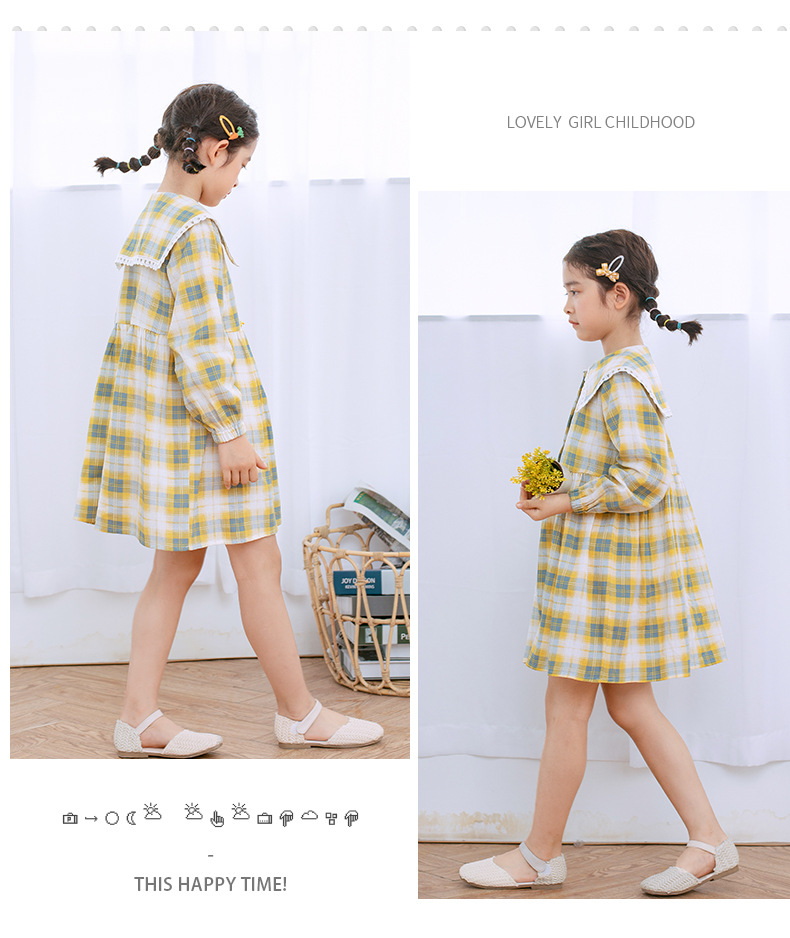 dm177 เดรส เด็กโต 3 ตัวต่อแพ็ค 110-160 (เลือกไซส์ให้ครบแพ็ค)