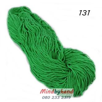 เชือกฟอก แบบไจ 131 สีเขียวใบไม้