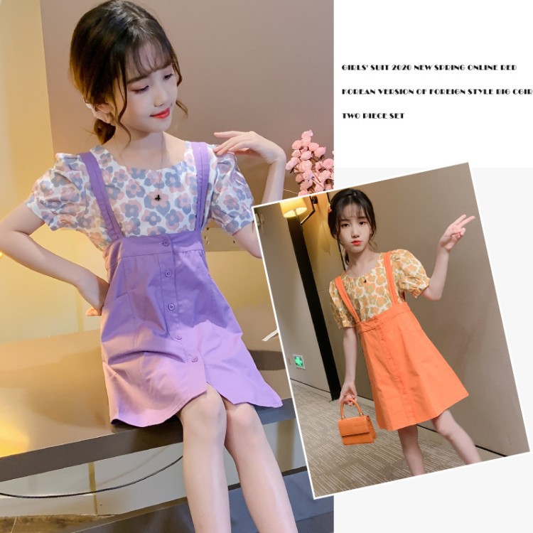 dr4908 เสื้อ+กระโปรง เด็กโต 3 ตัวต่อแพ็ค 110-160 (เลือกไซส์ได้ให้ครบแพ็ค)