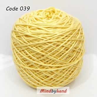 ไหมเบบี้ซิลค์ 50 กรัม สี 39 สีเหลืองอ่อน