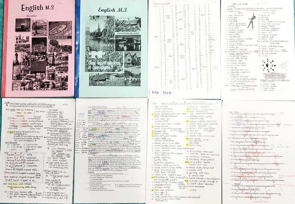 ►อ.ถ้วย◄ ENG R117 ภาษาอังกฤษ ครูพี่ถ้วย คอร์ส ม.3 สอบเข้าเตรียมอุดม +ชีทเฉลย + ชีทที่เรียนทั้งหมดในคอร์ส ในหนังสือมีโจทย์เยอะมาก มีจดบางหน้า โจทย์มีชีทเฉลยแยกให้ต่างหาก ชีทในคอร์สเรียนมีเนื้อหาสรุปที่อาจารย์พิมพ์ไว้สมบูรณ์ และโจทย์แบบฝึกหัดครบทุก Part ทั้