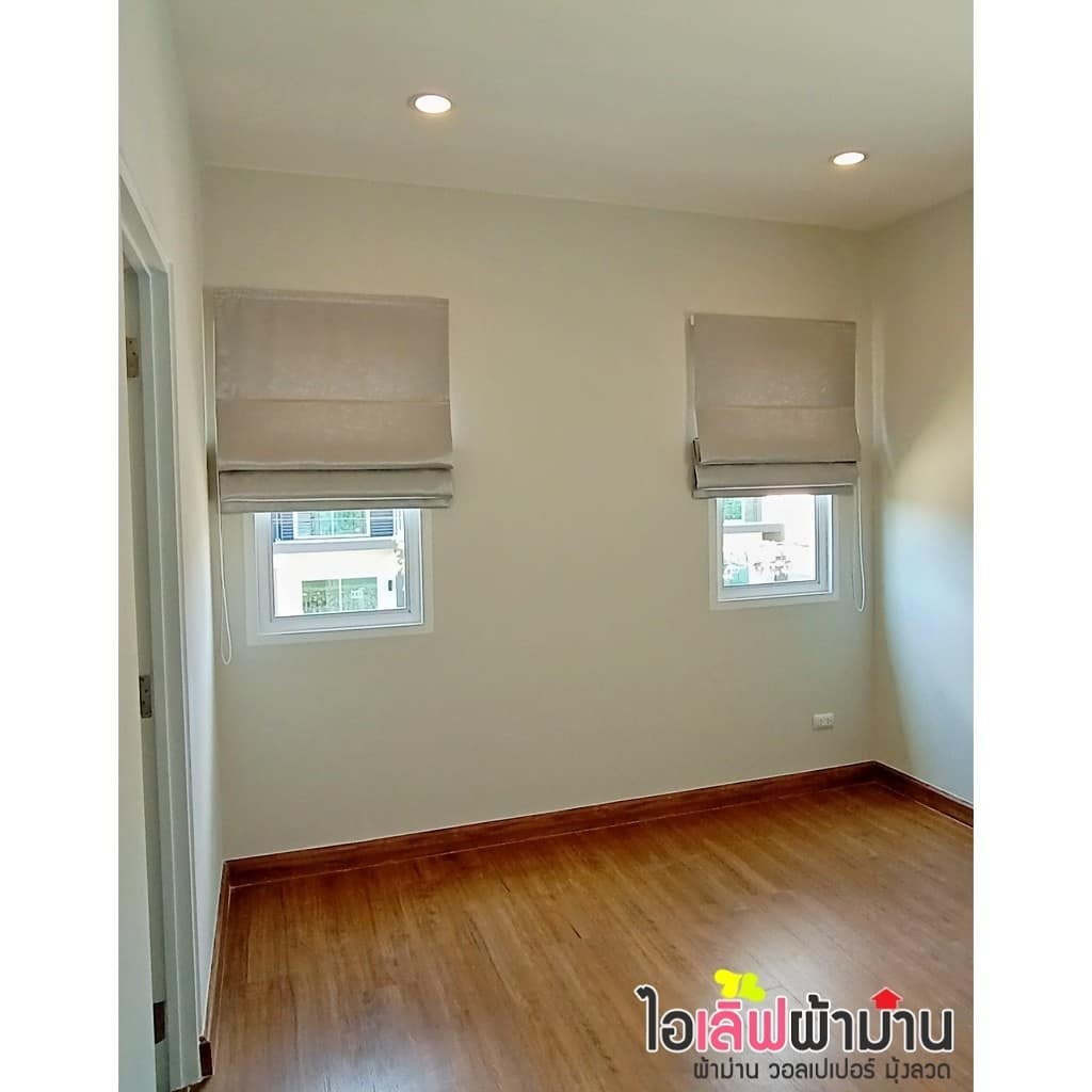 [H452} The Centro รังสิต ม่านจีบ ม่านพับ มู่ลี่อลูมิเนียม ผ้าโปร่ง