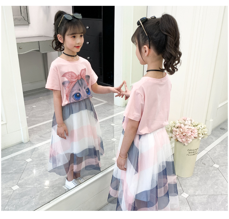 dr4865 เสื้อ+กระโปรง เด็กโต 3 ตัวต่อแพ็ค 110-160 (เลือกไซส์ได้ให้ครบแพ็ค)