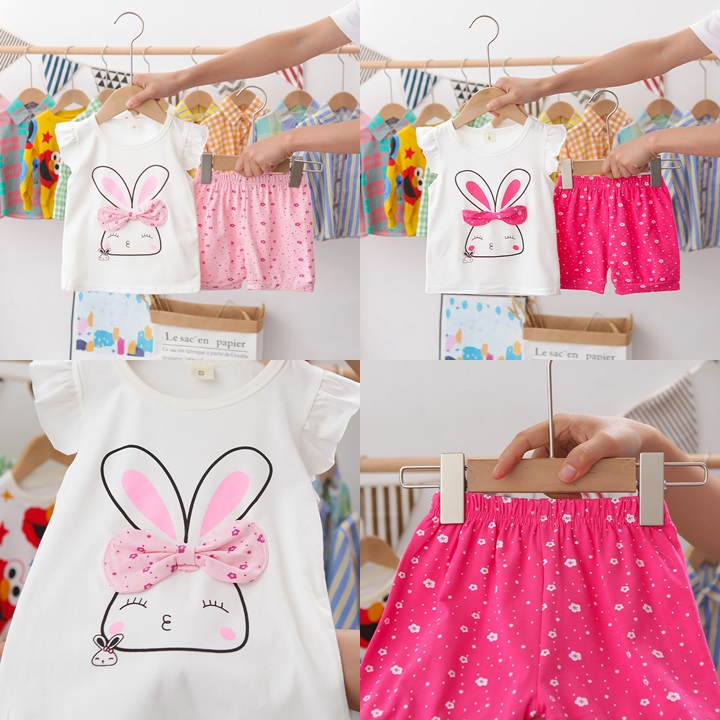 ha1571 เสื้อ+กางเกง size 80-110 จำนวน 4 ตัวต่อแพ็ค