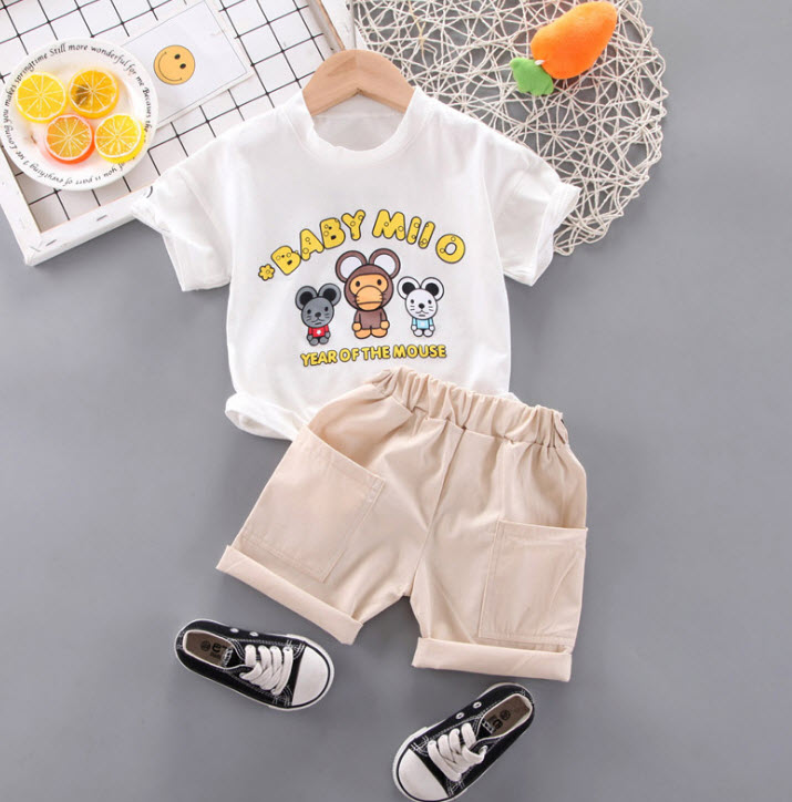 ha1268 เสื้อ+กางเกง size 80-110 จำนวน 4 ตัวต่อแพ็ค
