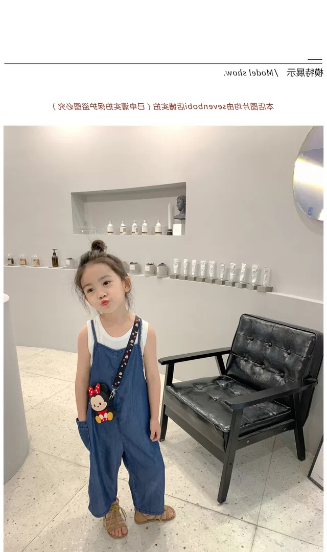 yw1364 เอี๊ยมยีนส์ขายาว ไม่รวมเสื้อ size 7-15 5 ชุดต่อแพ็ค (เลือกไซส์ได้ ให้ครบแพ็ค)