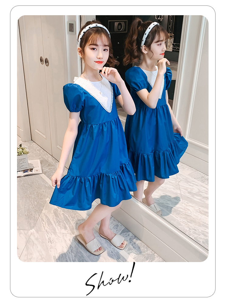 dr4876 เดรส เด็กโต 3 ตัวต่อแพ็ค 110-160 (เลือกไซส์ได้ให้ครบแพ็ค)