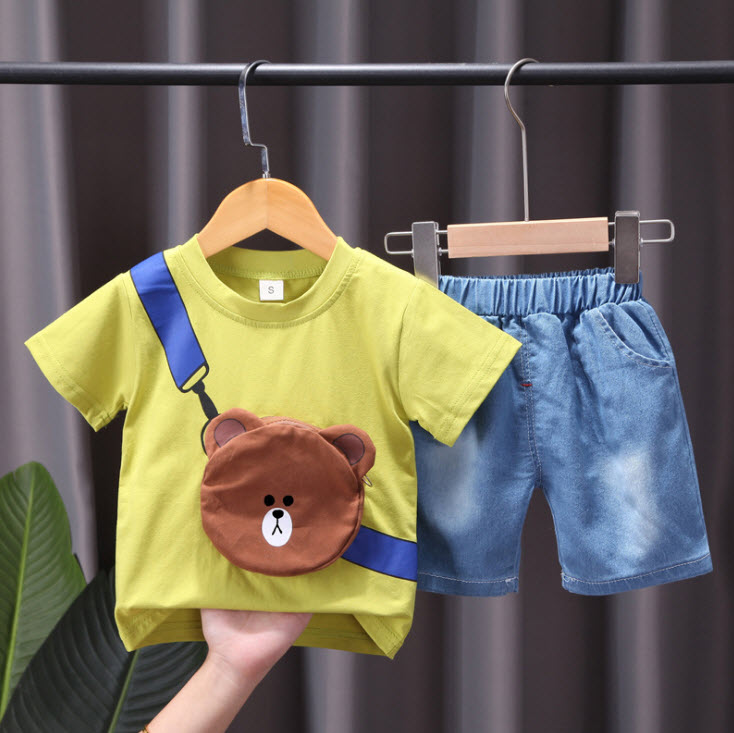 ha1470 เสื้อ+กางเกง size 80-110 จำนวน 4 ตัวต่อแพ็ค