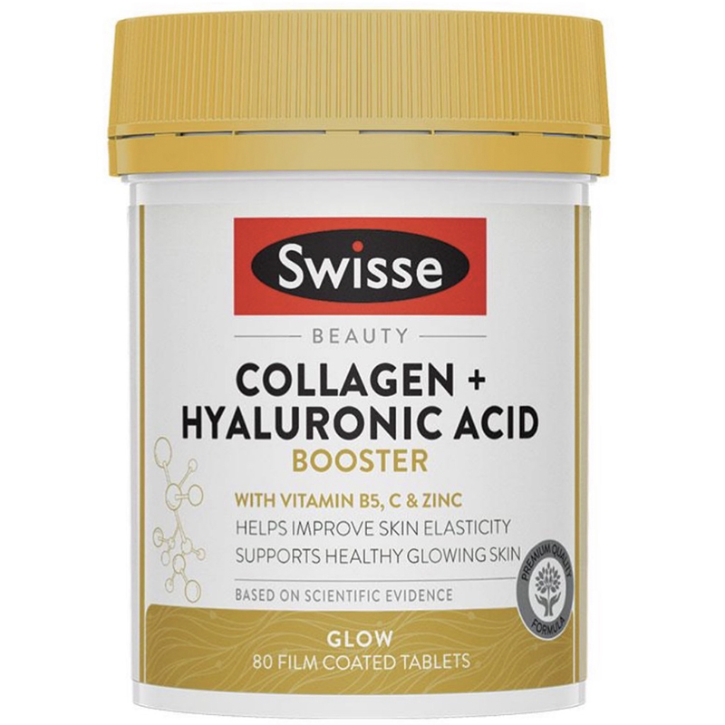 พร้อมส่ง เพื่มคอลลาเจนให้ผิวมีความยืดหยุ่น Swisse Beauty Collagen + Hyaluronic Acid Booster
