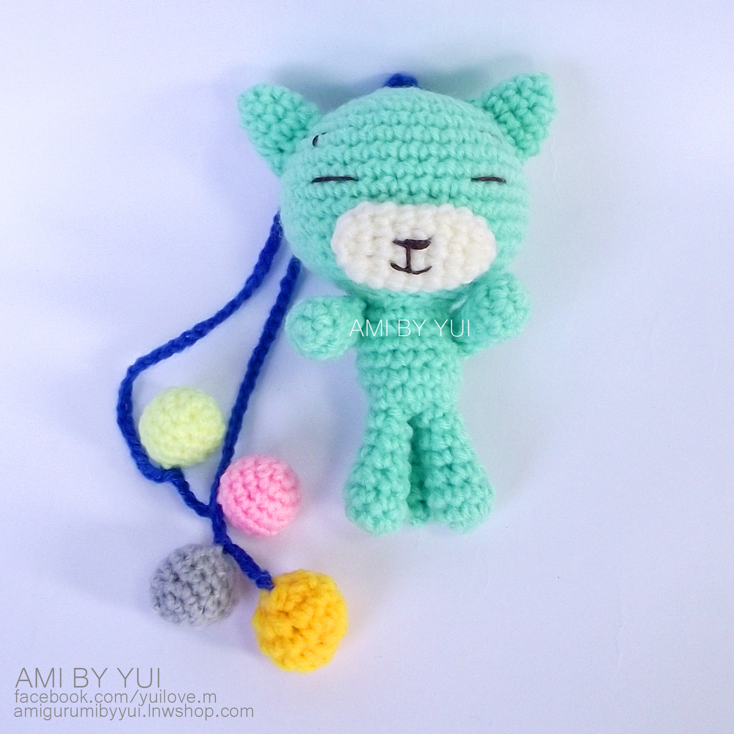 พวงห้อยกระเป๋าแมว amineko