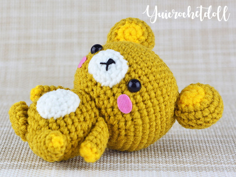 ตุ๊กตาถักโครเชต์ รีลัคุมะ Rilakkuma