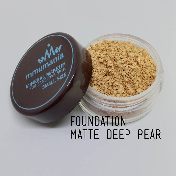 ขนาดจัดชุด MMUMANIA Matte Foundation รองพื้นสูตรควบคุมความมัน สี Deep Pear ผิวคล้ำเหลือง