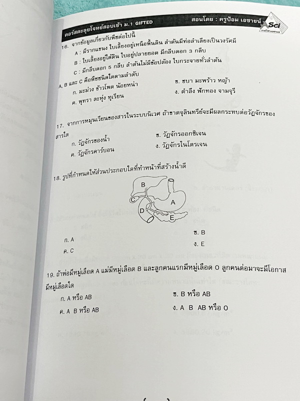 ►สอบเข้า ม.1 สาธิต◄ หนังสือกวดวิชาเอซายน์ ครูป้อม อ.ธนากร ป.6 สอบเข้าม.1 LEVEL 5 สอบเข้าสาธิต มศว. ปทุมวัน GIFTED EP มีโจทย์แนวข้อสอบทั้งเล่ม จดเล็กน้อย ไม่มีเฉลย หนังสือเล่มใหญ่
