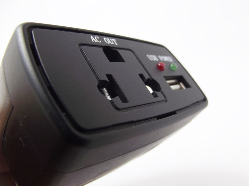 อินเวอร์เตอร์เสียบที่จุดบุหรี่ในรถ แปลงไฟจาก 12v. เป็น 220v 75W + USB ( car inverter )