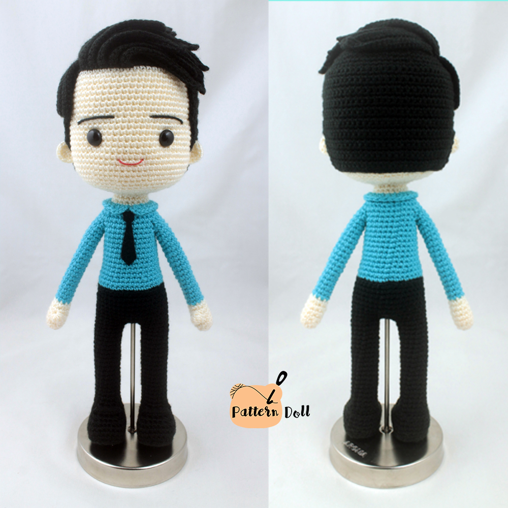 หนังสืองานฝีมือตุ๊กตาถักโครเชต์ชุดอาชีพ เซตที่ 2