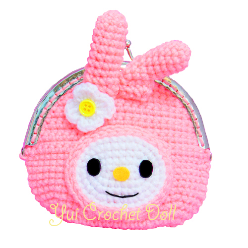 แพทเทิร์นกระเป๋าปิ๊กแป๊กไหมพรม ชุดที่ 2