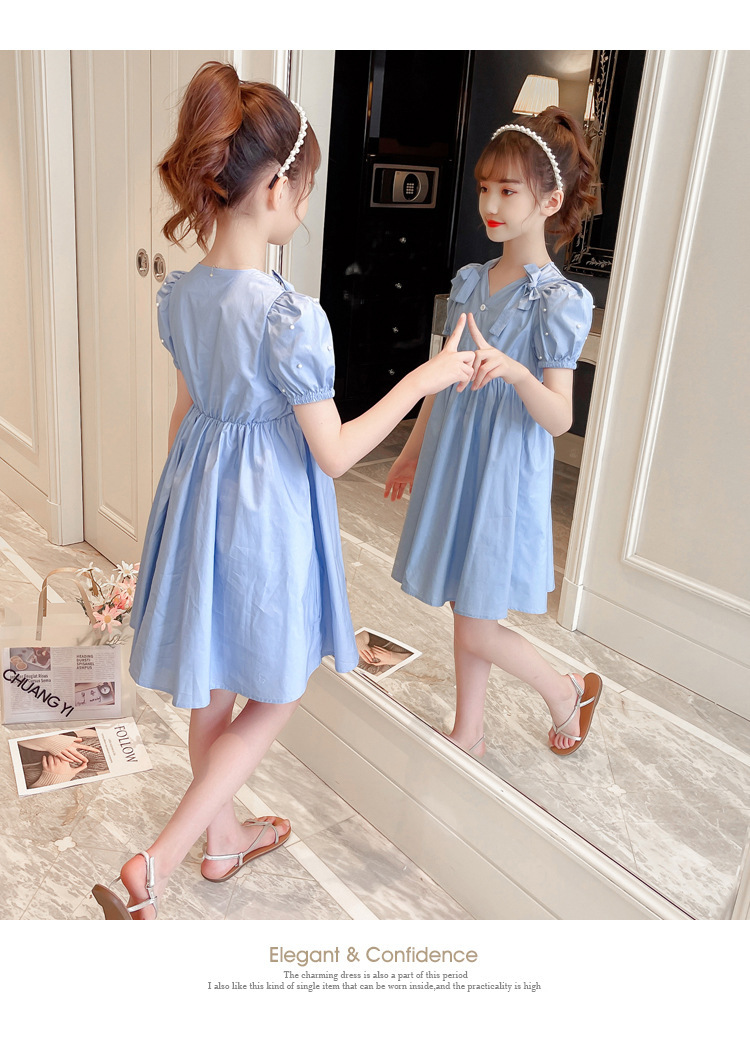 dr4999 เดรส เด็กโต 3 ตัวต่อแพ็ค 120-170 (เลือกไซส์ได้ให้ครบแพ็ค)