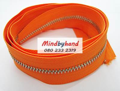 ซิปฟันเหล็ก No.5 ฟันสีเงิน