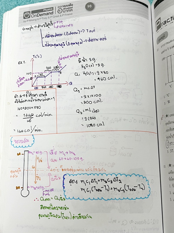 ►หนังสือสอบเข้ามหิดล,สอบเข้าจุฬาภรณ์◄ หนังสือกวดวิชาออนดีมานด์ ติวเข้มเข้ามหิดลและจุฬาภรณ์ วิชาฟิสิกส์ ในหนังสือมีสรุปเนื้อหาระดับชั้น ม.ต้น ทั้งหมด ม.1-2-3 มีแนวข้อสอบและโจทย์แบบฝึกหัด อาจารย์มีเน้น Key Idea สำคัญที่ควรจำ ในหนังสือมีจดบางหน้า จดละเอียด ล