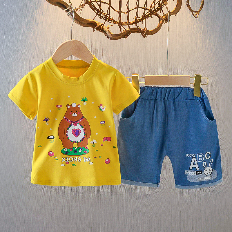 ha1368 เสื้อ+กางเกง size 80-110 จำนวน 4 ตัวต่อแพ็ค