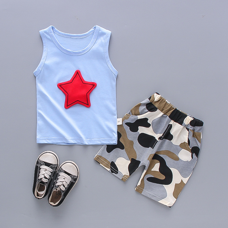 ha1604 เสื้อกล้าม+กางเกง size 80-110 จำนวน 4 ตัวต่อแพ็ค