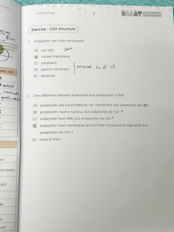 ►หนังสือ BMAT◄ หนังสือกวดวิชา Ignite by Ondemand เล่ม Foundation for BMAT วิชาชีววิทยา มีสรุปเนื้อหากระชับ มีโจทย์ประจำบท จดครบเกือบทั้งเล่ม จดละเอียด