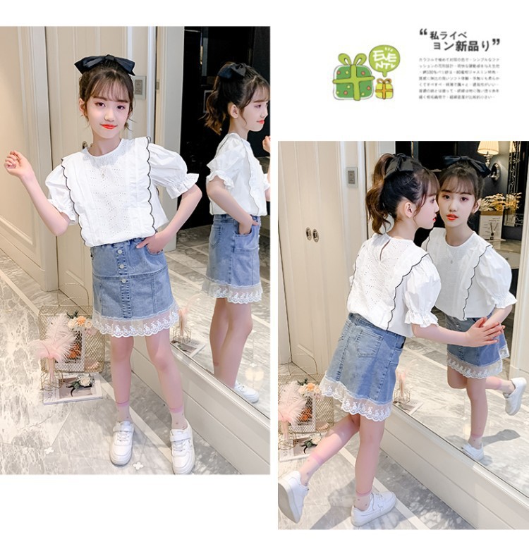 dr4979 เสื้อ+กระโปรง เด็กโต 3 ตัวต่อแพ็ค 110-170 (เลือกไซส์ได้ให้ครบแพ็ค)