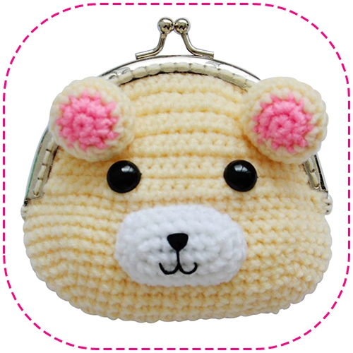 แพทเทิร์นกระเป๋าปิ๊กแป๊กไหมพรม ชุดที่ 1