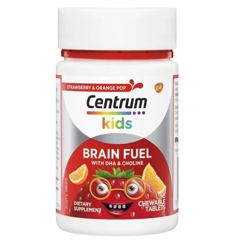 พร้อมส่งฟรี Centrum Kids Brain Fuel 50 Chewable Tablets