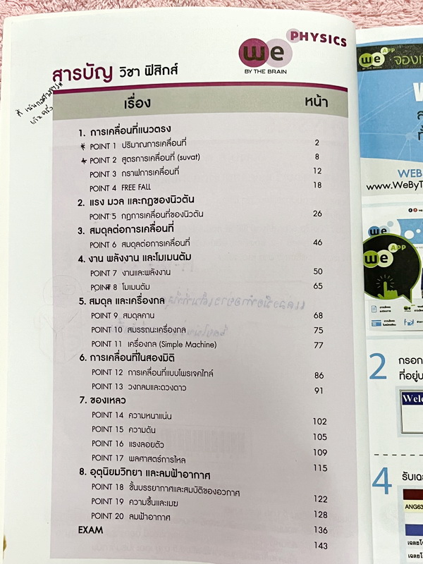 ►สอบเข้า MWIT◄ หนังสือกวดวิชาวีเบรน + ไฟล์เฉลย วิชาฟิสิกส์ ม.3 ติวเข้ม & ตะลุยโจทย์ฟิสิกส์เพื่อสอบเข้า ร.ร. มหิดลวิทยานุสรณ์ เล่ม 1-3 มีสรุปสูตรและเนื้อหาที่สำคัญ มีโจทย์ทดสอบประจำบท มี Main Idea หลักการทำโจทย์ เคล็ดวิชา เทคนิคลัด จุดที่ออกสอบบ่อย และมี E