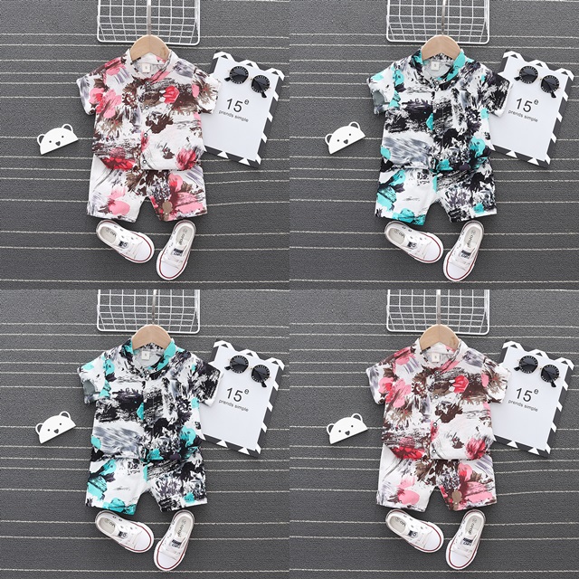 ha1685 เสื้อ+กางเกง size 80-110 จำนวน 4 ตัวต่อแพ็ค
