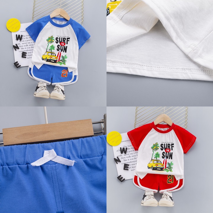 ha1506 เสื้อ+กางเกง size 80-120 จำนวน 5 ตัวต่อแพ็ค