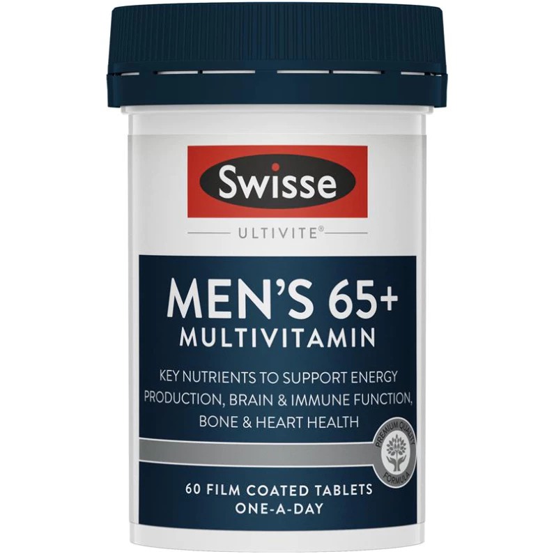 พร้อมส่ง วิตามินรวมชาย 65ปีขึ้นไป Swisse Ultivite Men's 65+ Multivitamin