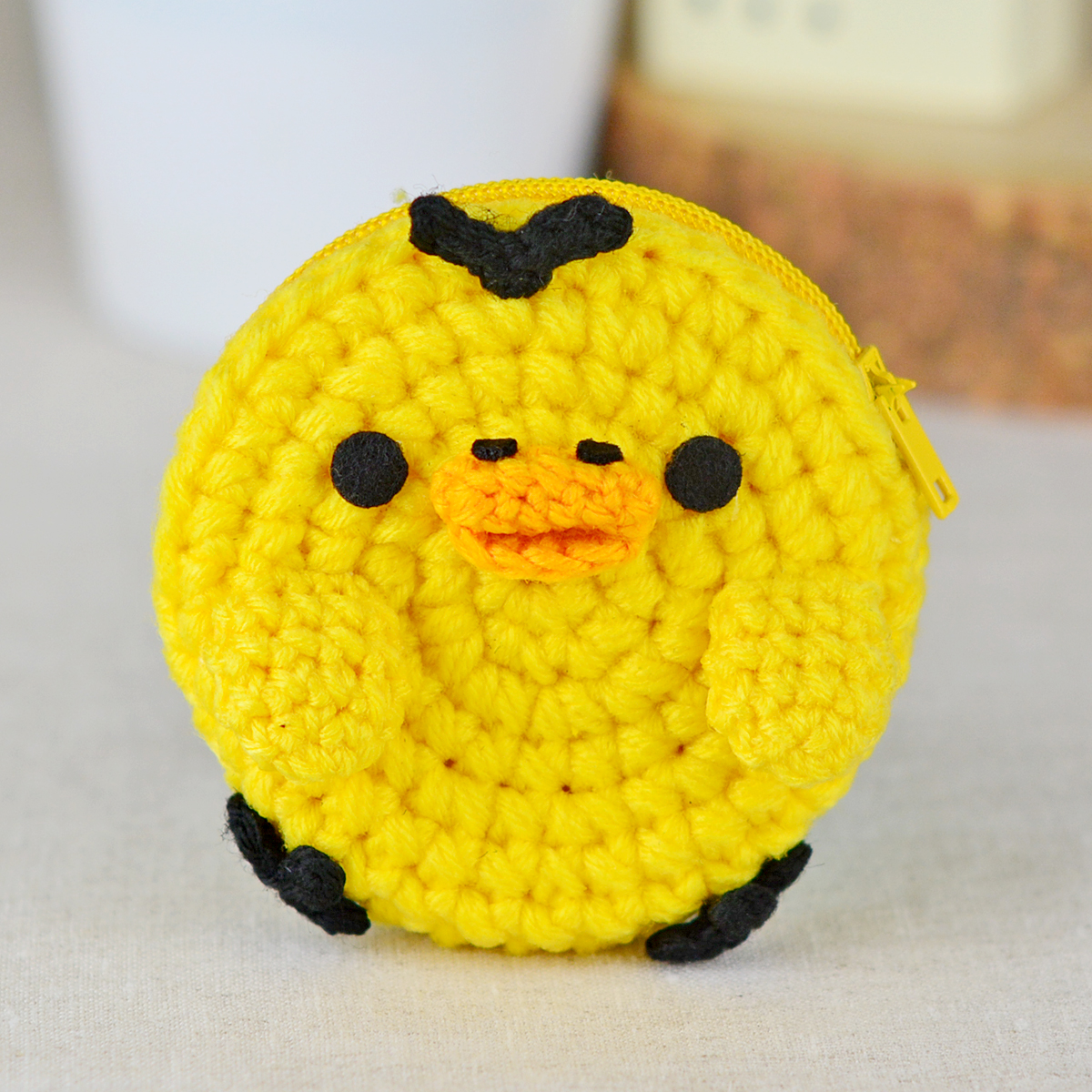 แพทเทิร์นกระเป๋าใส่เหรียญ ทรงกลม