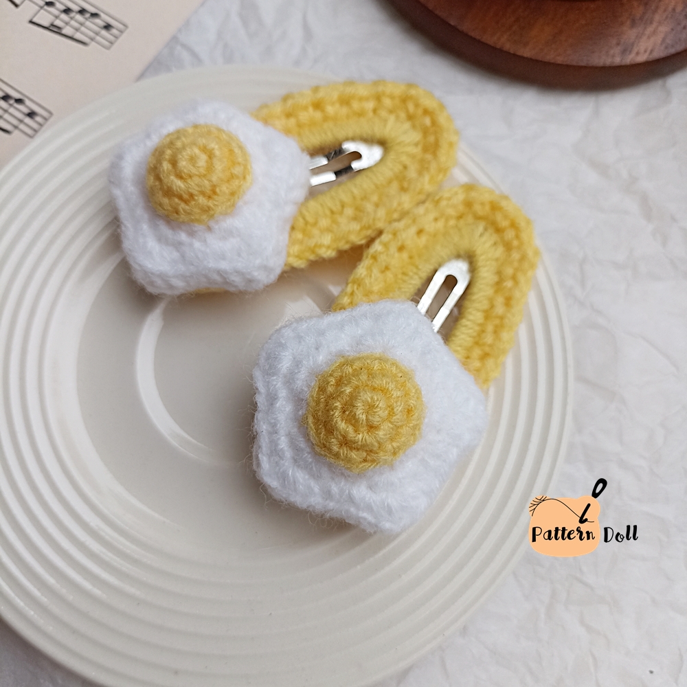 E-book ส่งทาง e-mail แพทเทิร์นกิ๊บติดผมโครเชต์ ชุดที่ 1