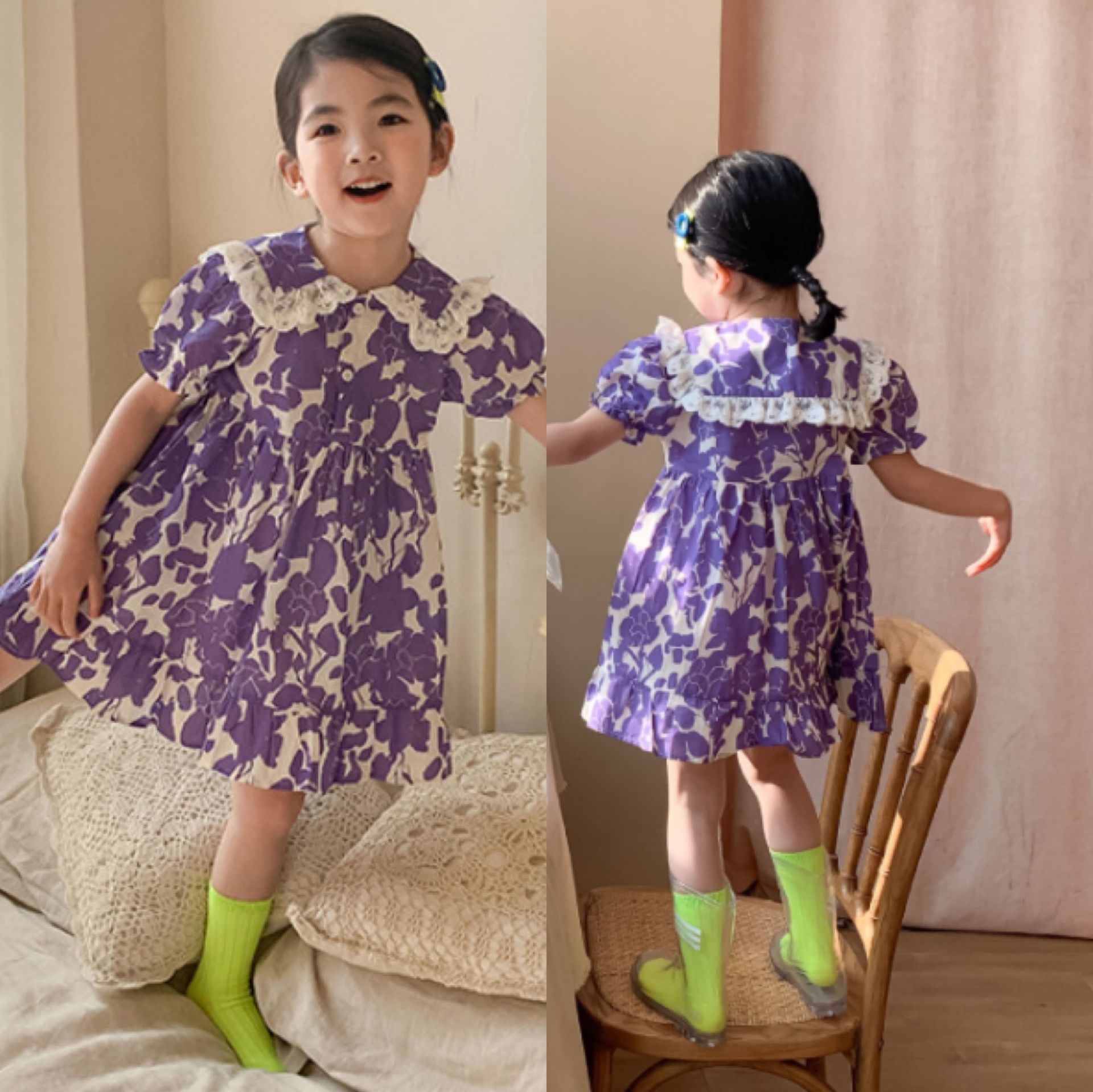 yy91 เดรส size 7-15 5 ชุดต่อแพ็ค (เลือกไซส์ได้ ให้ครบแพ็ค)