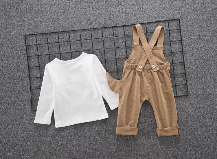 ha103 เสื้อยืด+กางเกงเอี๊ยม size 80-110 4 ตัวต่อแพ็ค