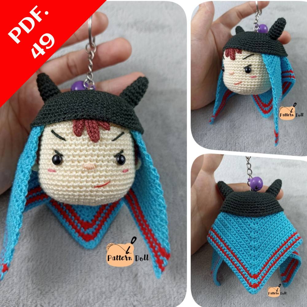 E-book ส่งทาง e-mail หนังสืองานฝีมือตุ๊กตาถักโครเชต์หัวGdoll