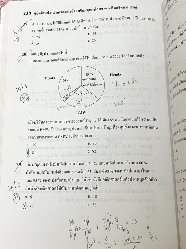 ►สอบเข้าม.4 เตรียมอุดม,มหิดล◄ พิชิตโจทย์คณิตศาสตร์โรงเรียนเตรียมอุดมศึกษา , โรงเรียนมหิดลวิทยานุสรณ์วิชาคณิตศาสตร์ มีแนวข้อสอบ + ข้อสอบจริงในปีต่างๆ โจทย์ข้อสอบในหนังสือมีความเหมือนกับโจทย์ข้อสอบเข้า ม.4 ร.ร.เตรียม , มหิดลมากกว่า 90 % มีเฉลยพร้อมวิธีทำ มี