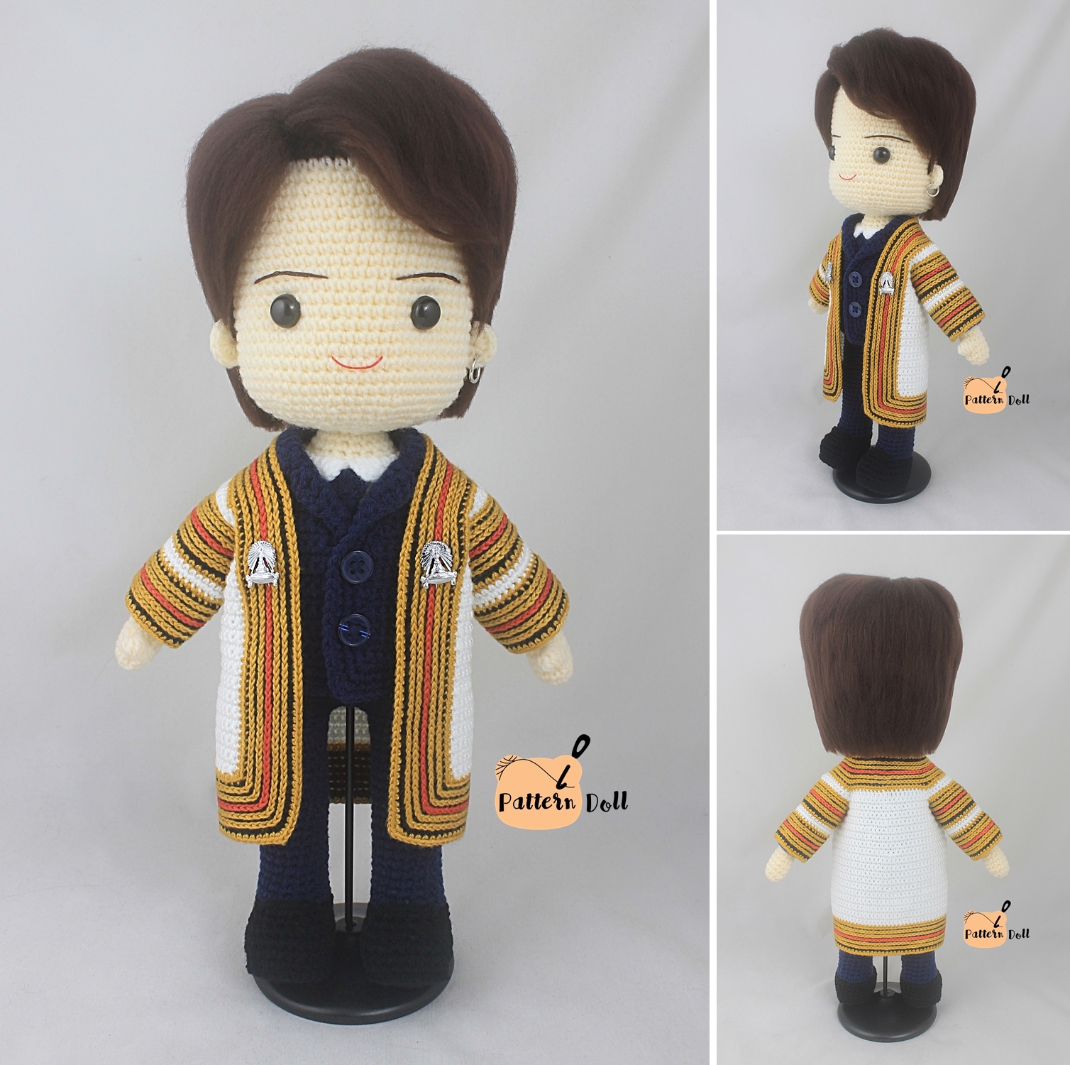 หนังสืองานฝีมือตุ๊กตาถักโครเชต์บัณฑิตม.จุฬาฯ