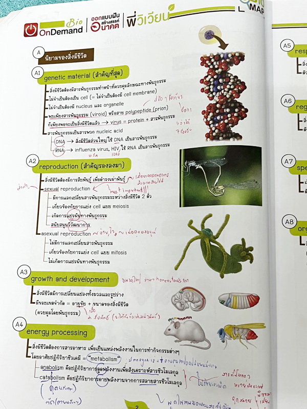 ►ชีววิทยา ม.ปลาย◄ หนังสือกวดวิชาออนดีมานด์ ชีววิทยาพี่วิเวียน TCAS ครบเซ็ท 6 เล่ม + ไฟล์โจทย์ข้อสอบปี 2565-2566 และเฉลยละเอียด - ในหนังสือมีสรุปเนื้อหาวิชาชีววิทยา ม.ปลายอย่างละเอียด เนื้อหาครอบคลุมตั้งแต่ระดับชั้น ม.4-5-6 เนื้อหาลึกถึงสอบเข้ามหาลัย หนังส