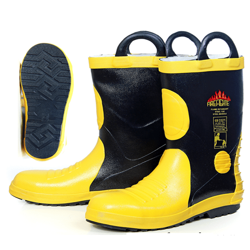 รองเท้าดับเพลิงกันความร้อนสูง สำหรับงานลุยเพลิง กันไฟฟ้าได้ 5000V