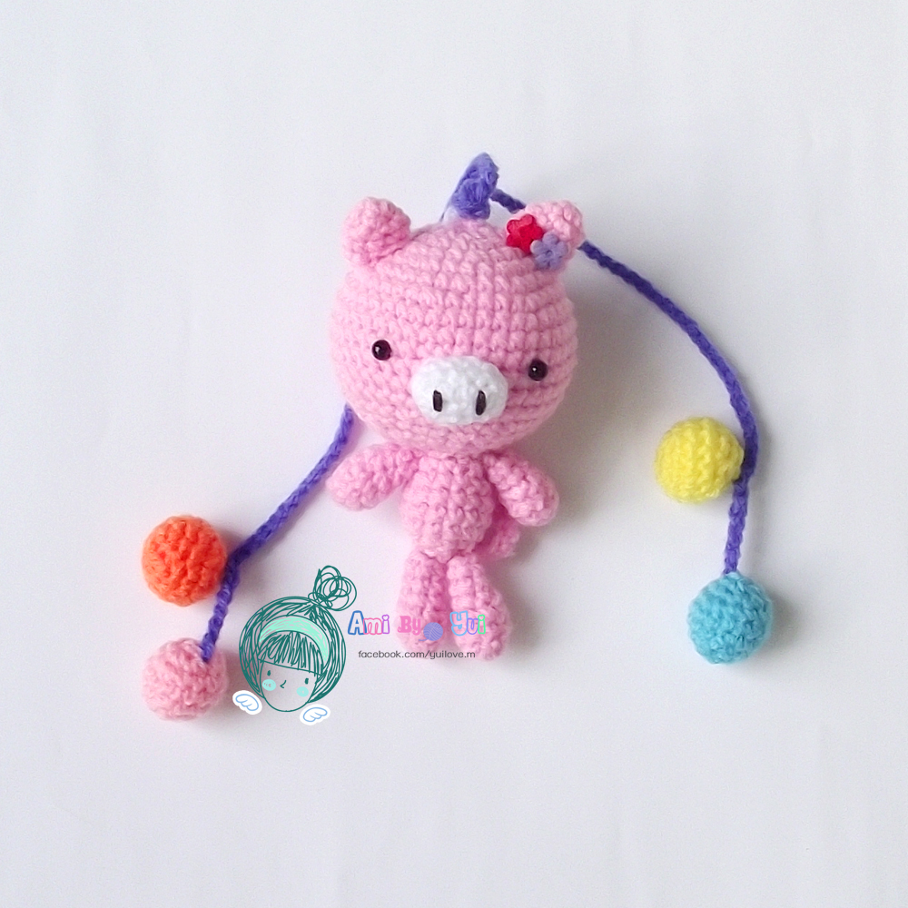 พวงห้อยกระเป๋าหมูพิงค์กี้